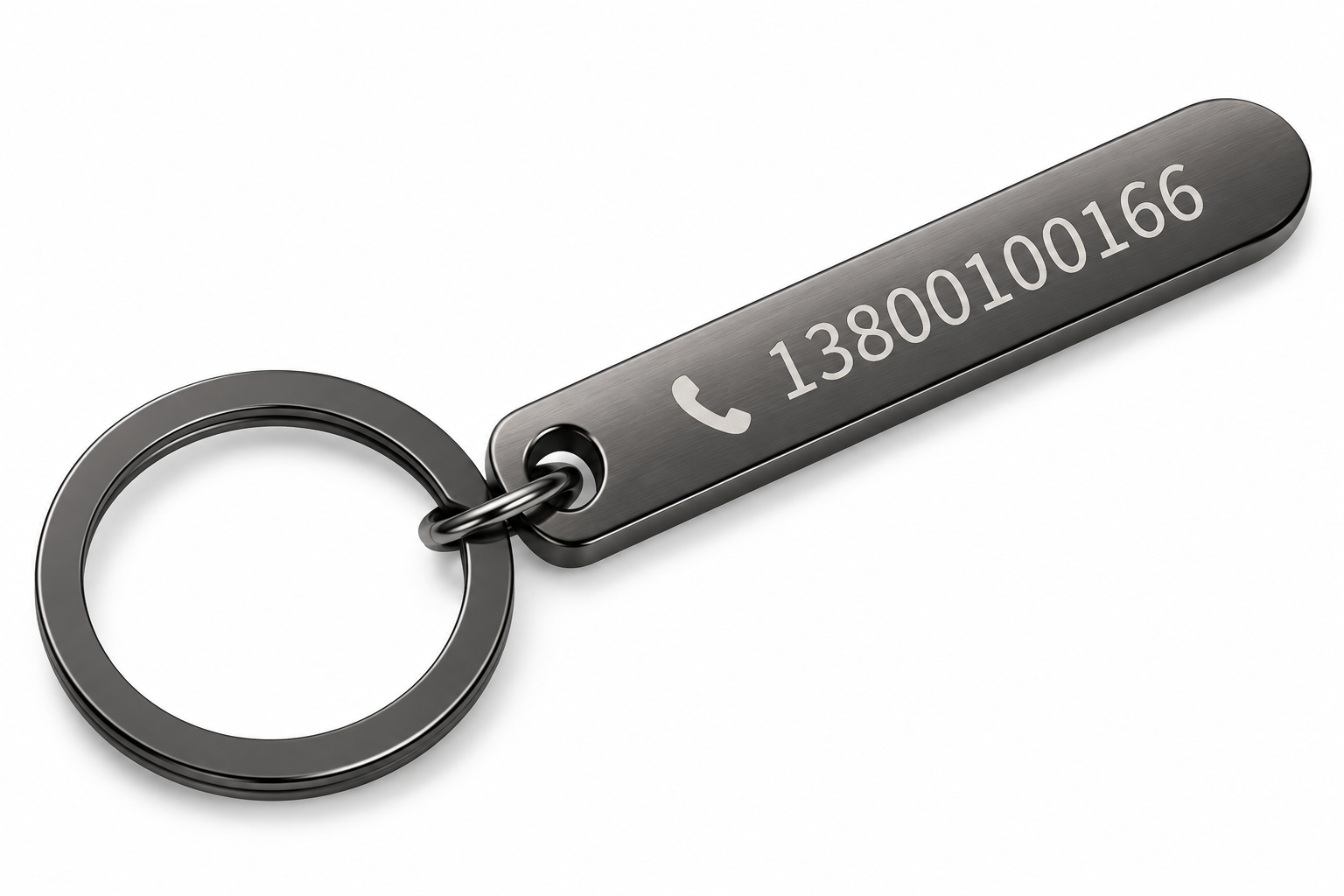 Personalised key tag with engraving